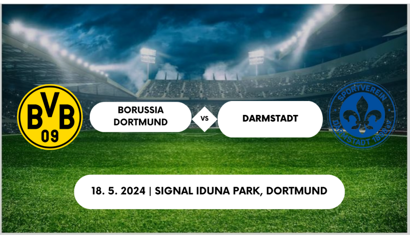 Vstupenky Borussia Dortmund - SV Darmstadt 98