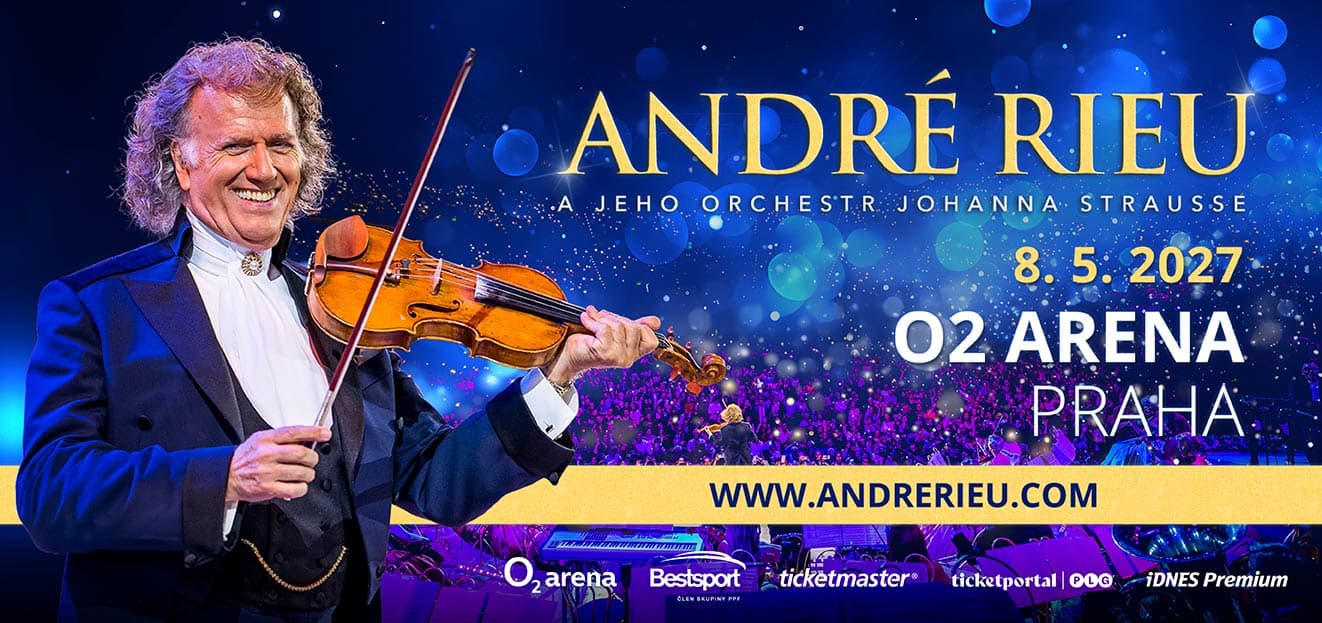 Vstupenky na André Rieu v Praze 2027 – S JEHO ORCHESTRUM JOHANNA STRAUSSE