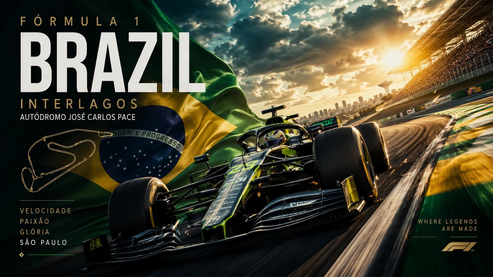 Vstupenky na F1 Brazílie - 3denní