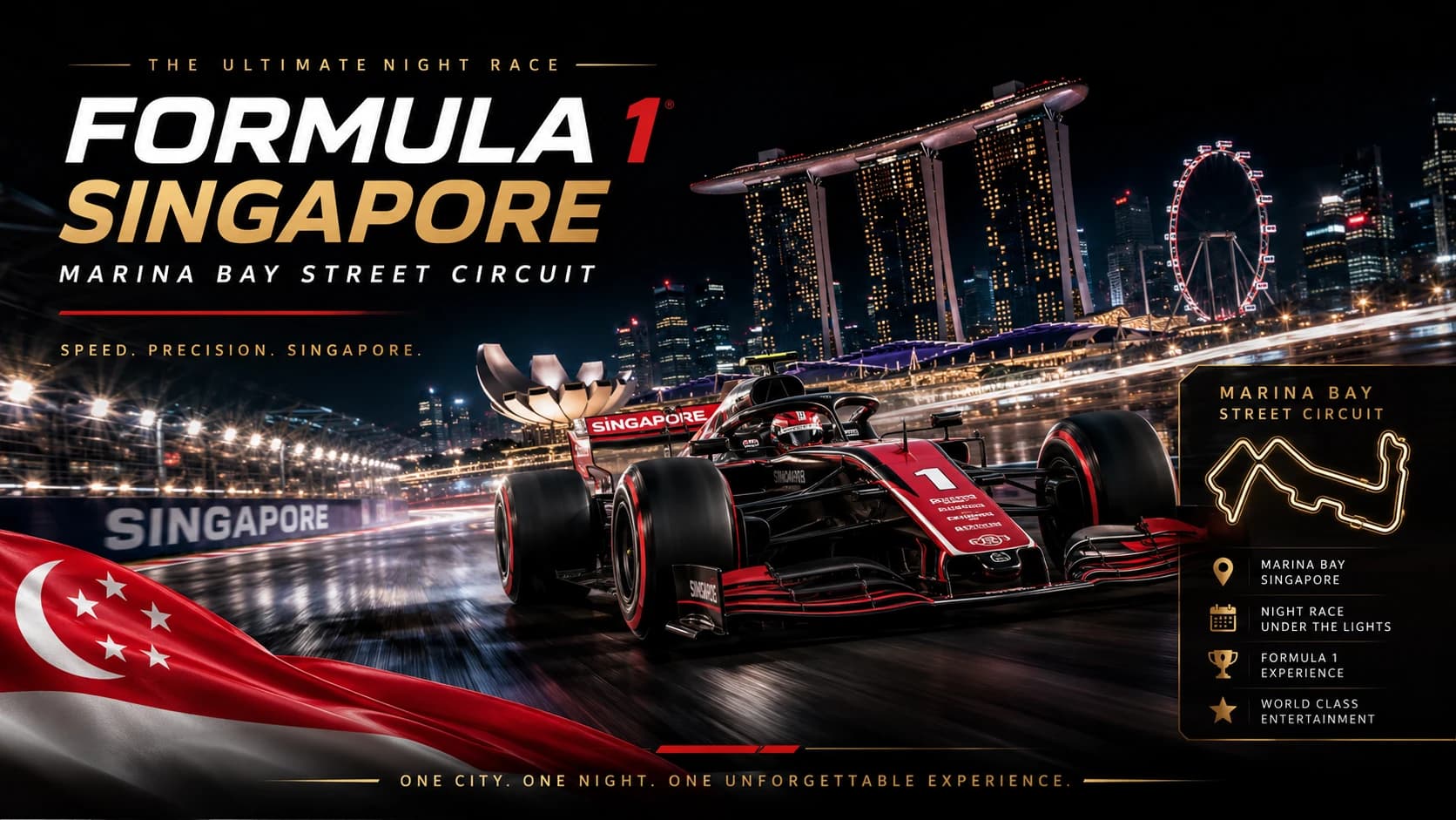 Vstupenky na F1 Singapur - pátek