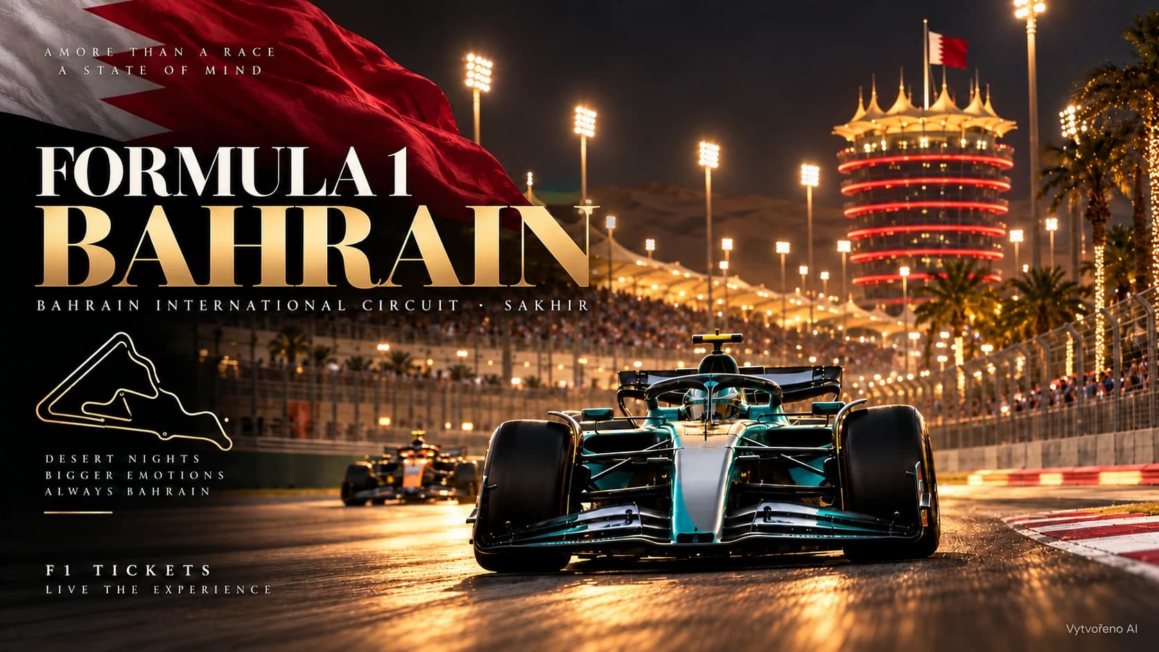 Vstupenky na F1 Bahrain - 3denní