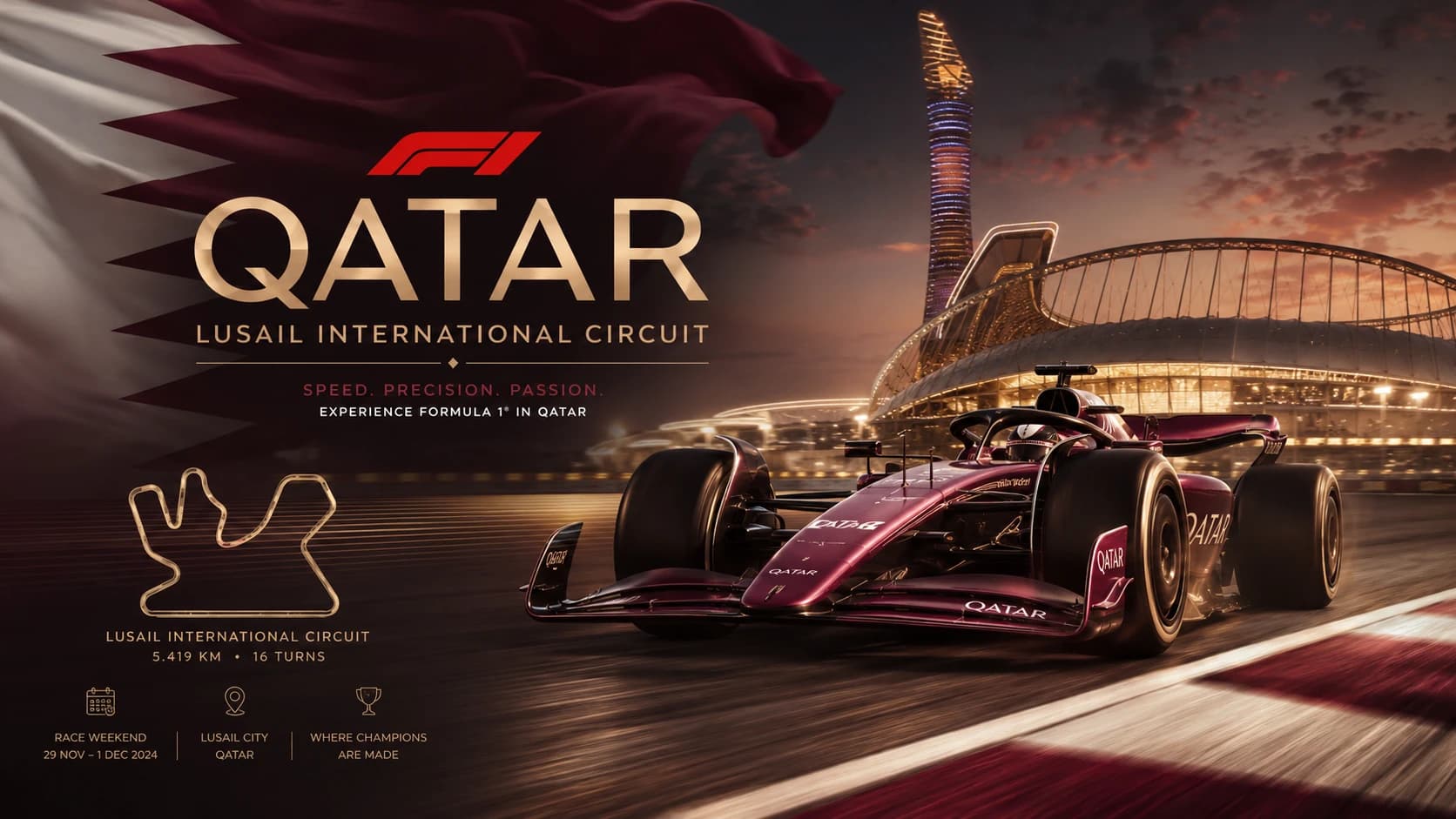 Vstupenky na F1 Qatar - F1 Experience